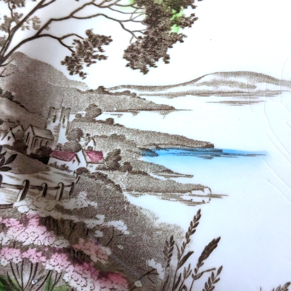 English Staffordshire Old AVON Dale Platter J&G Meakin England - Picture 3 of 5